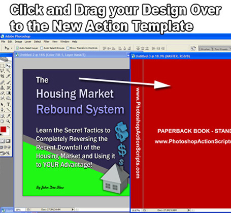 ebook photoshop action